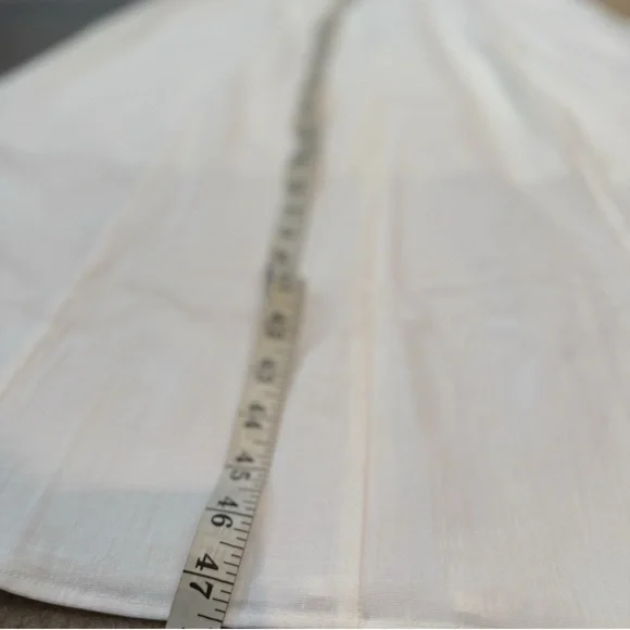 Zara Off White Sleeveless Midi Dress a use XS, M, L - Picture 7 of 8